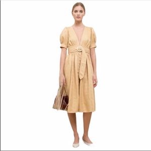 Moon River Yellow Mustard Dress size small New